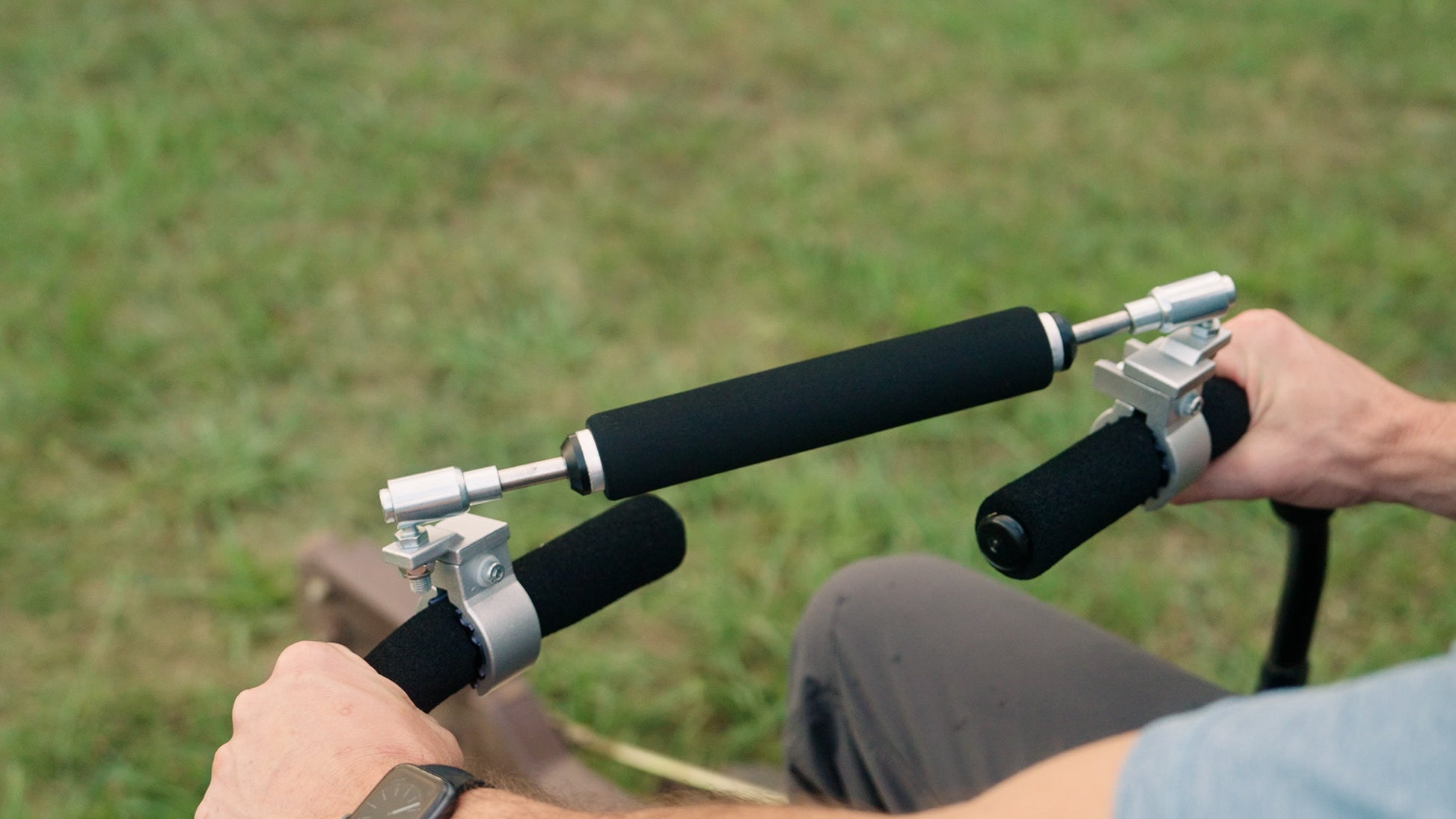 The Zero-Turn Bar maintains full functionality of your Zero Turn mower.