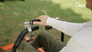The Zero-Turn Bar Is easy to use and operate. The proper steering technique requires applying pressure with palm or the thumb. 